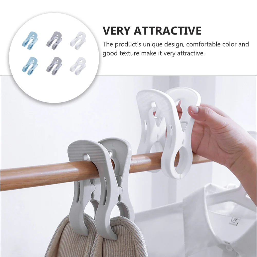 6pcs Large Size Clothes Clips Heavy Duty Clothespins Hanger Clips
6pcs Large Size Clothes Clips Heavy Duty Clothespins Hanger Clips