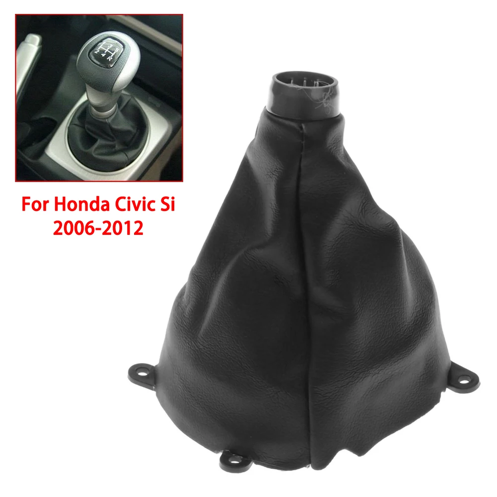 Car Shift Gear Stick Manual Handbrake Gaiter Shift Boot Black Leather Boot For For Honda Civic Si 2006-2012 Car Styling
Car Shift Gear Stick Manual Handbrake Gaiter Shift Boot Black Leather Boot For For Honda Civic Si 2006-2012 Car Styling