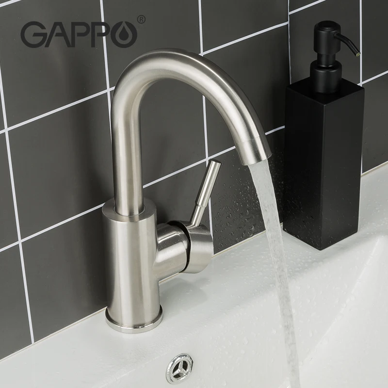 GAPPO Kitchen Faucets Stainless Steel Bathroom Mixer Single Handle Single Hole Kitchen Faucet Mixer Sink Tap Kitchen Faucet
GAPPO Kitchen Faucets Stainless Steel Bathroom Mixer Single Handle Single Hole Kitchen Faucet Mixer Sink Tap Kitchen Faucet