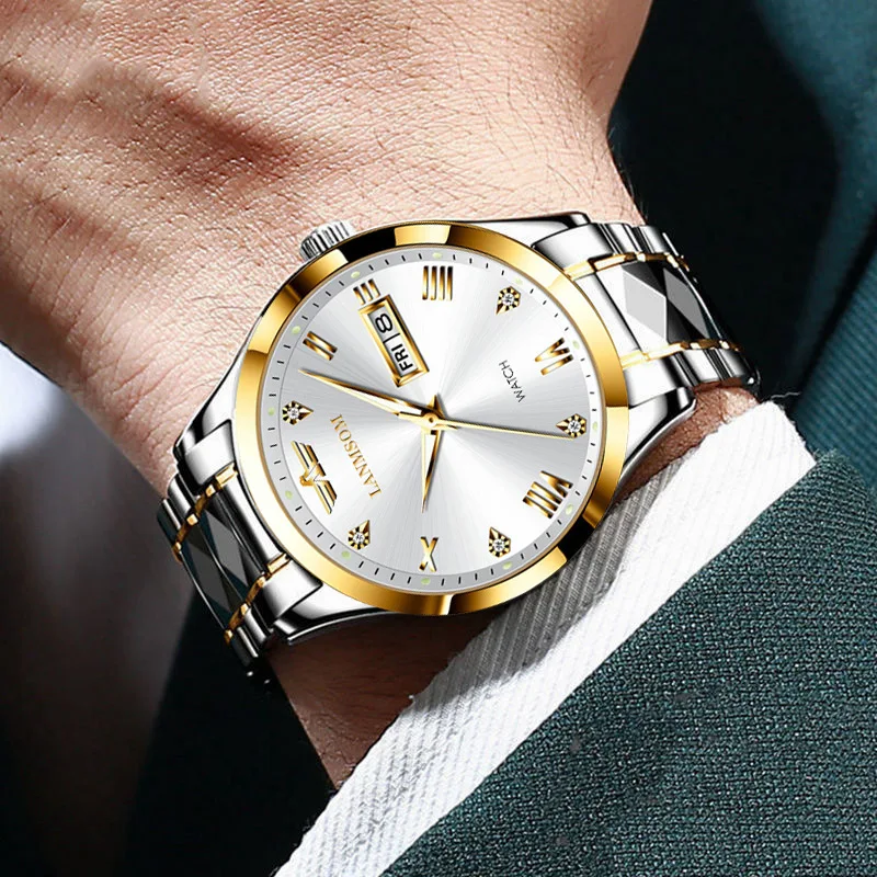 New Waterproof noctilucent imported Swiss movement men's Watch Mechanical Fashion Quartz Watch LD21-LD26
New Waterproof noctilucent imported Swiss movement men's Watch Mechanical Fashion Quartz Watch LD21-LD26