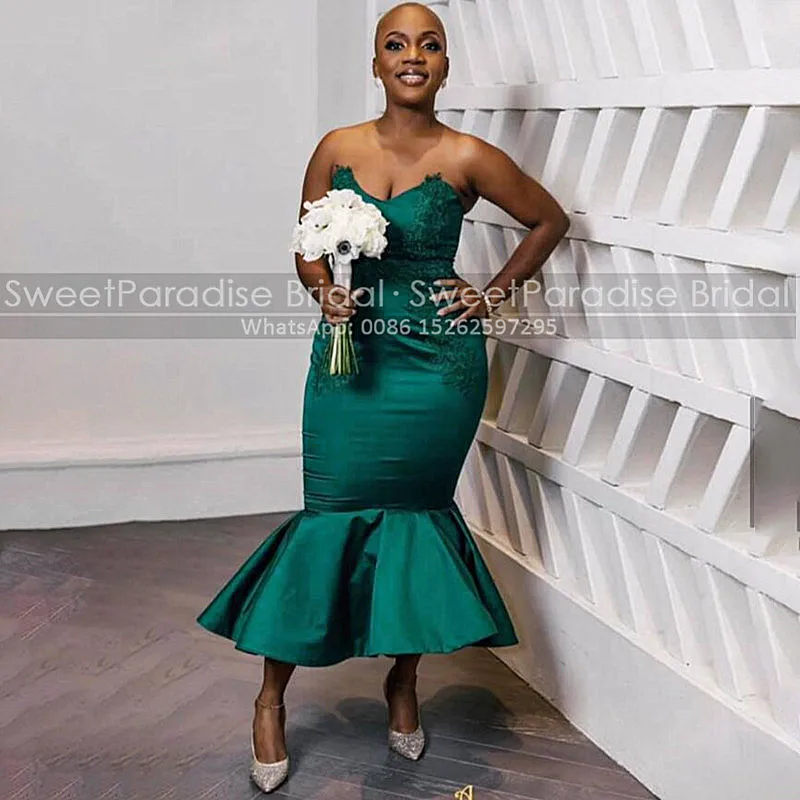 Платье подружки невесты с оборками и юбкой-годе 
Платье подружки невесты с оборками и юбкой-годе