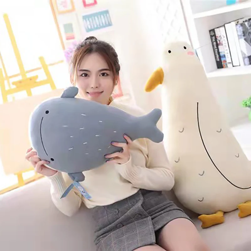 70CM Whale Soft Pillows Baby Sleeping Pillow Stuffed Plush Doll Animals Toys For Girlfriend Kids Baby Children Gifts
70CM Whale Soft Pillows Baby Sleeping Pillow Stuffed Plush Doll Animals Toys For Girlfriend Kids Baby Children Gifts