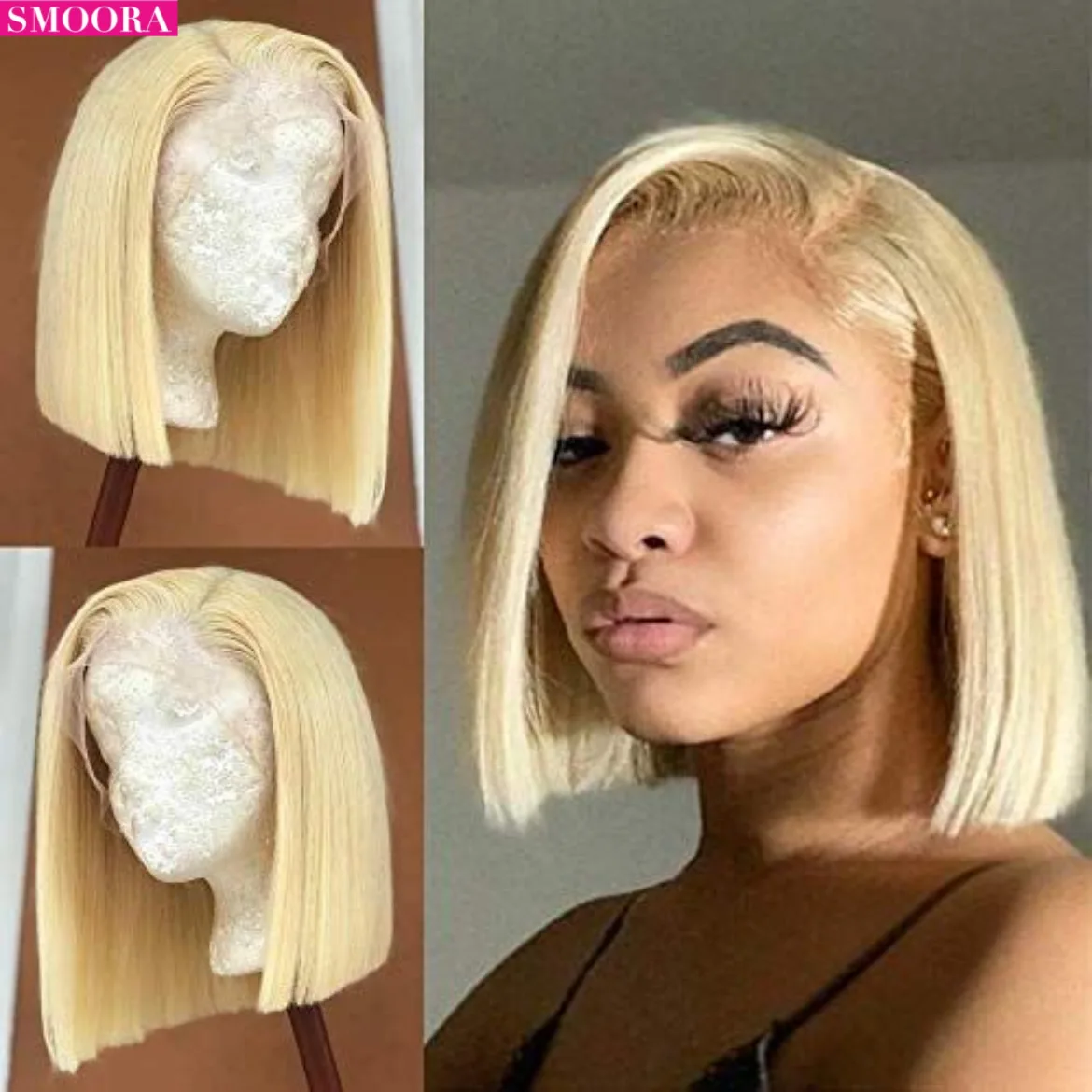 Short Bob Wigs Blonde 13x4 Wigs 613 Lace Frontal Wigs Human Hair Wigs Pre Plucked With Baby Hair Brazilian Straight Remy Hair
Short Bob Wigs Blonde 13x4 Wigs 613 Lace Frontal Wigs Human Hair Wigs Pre Plucked With Baby Hair Brazilian Straight Remy Hair