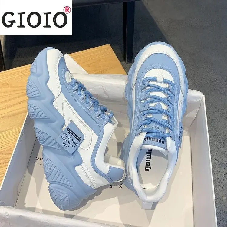 Lightweight Casual Shoes for Women Lace-up Non-slip Sneakers Vulcanized shoes Fashion Women Shoes Color Matching Platform Shoes
Lightweight Casual Shoes for Women Lace-up Non-slip Sneakers Vulcanized shoes Fashion Women Shoes Color Matching Platform Shoes