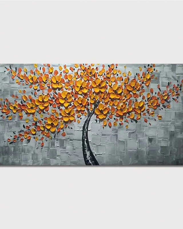 Large Size Hand Painted Oil Painting On Canvas Orange Tree Grey Modern Home Decor Abstract Wall Art Picture For Living Room Gift
Large Size Hand Painted Oil Painting On Canvas Orange Tree Grey Modern Home Decor Abstract Wall Art Picture For Living Room Gift