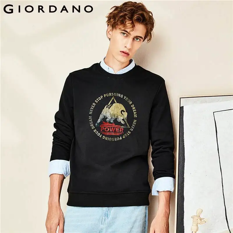 Свитшот Giordano мужской с круглым вырезом, свитшот с принтом, длинные рукава, ребристые манжеты и подол, 91090277
Свитшот Giordano мужской с круглым вырезом, свитшот с принтом, длинные рукава, ребристые манжеты и подол, 91090277