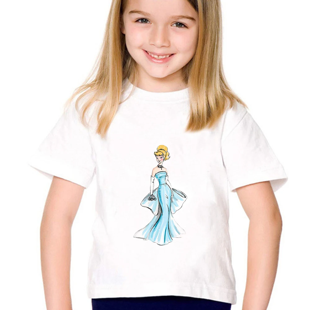 Children T-shirt Harajuku Tshirts Lovely Disney Princess Cinderella T Shirts Kids Cartoon Printed Girls Short Sleeves Tees Shirt
Children T-shirt Harajuku Tshirts Lovely Disney Princess Cinderella T Shirts Kids Cartoon Printed Girls Short Sleeves Tees Shirt