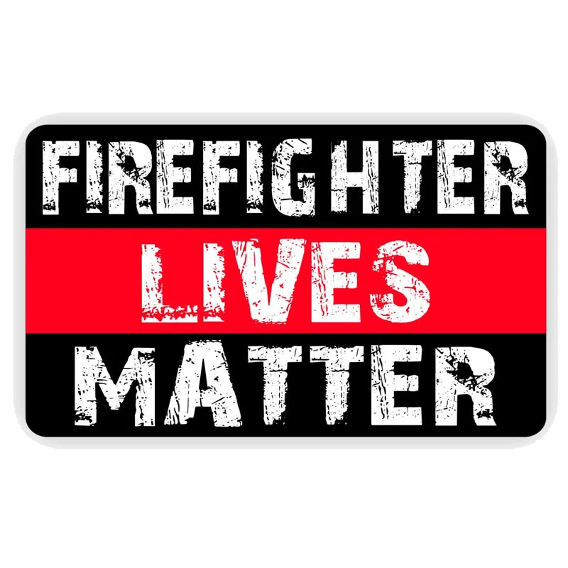 Hot Cover Scratches Car-Stickers FIREFIGHTER LIVES MATTER Decals Car Accessories for Rear Window Trunk Bumper KK14*8cm
Hot Cover Scratches Car-Stickers FIREFIGHTER LIVES MATTER Decals Car Accessories for Rear Window Trunk Bumper KK14*8cm