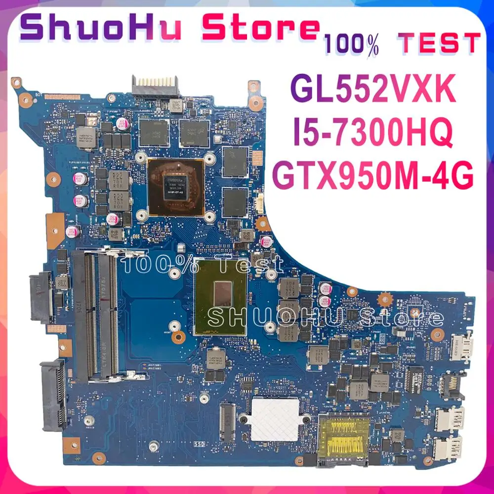 KEFU GL552VXK Mainboard Is For ASUS GL552VX ZX50V GL552VW FX-PRO Laptop Motherboard Tested 100% Work I5-7300HQ GTX950M-4G
KEFU GL552VXK Mainboard Is For ASUS GL552VX ZX50V GL552VW FX-PRO Laptop Motherboard Tested 100% Work I5-7300HQ GTX950M-4G