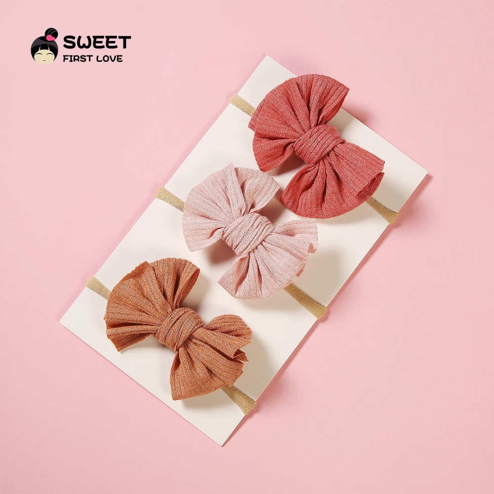 3Pcs/lot Cute Bow Baby Headband Hair clips Nylon Head Bands Turban Newborn Headbands Hairbands For Kids Girls Hair Accessories
3Pcs/lot Cute Bow Baby Headband Hair clips Nylon Head Bands Turban Newborn Headbands Hairbands For Kids Girls Hair Accessories