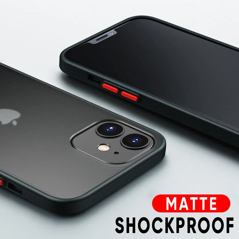 Luxury Shockproof Frame Silicone Phone Case For iPhone 12 11 Pro Max Mini X XS XR 7 8 Plus SE 2020 Transparent Matte Hard Cover
Luxury Shockproof Frame Silicone Phone Case For iPhone 12 11 Pro Max Mini X XS XR 7 8 Plus SE 2020 Transparent Matte Hard Cover