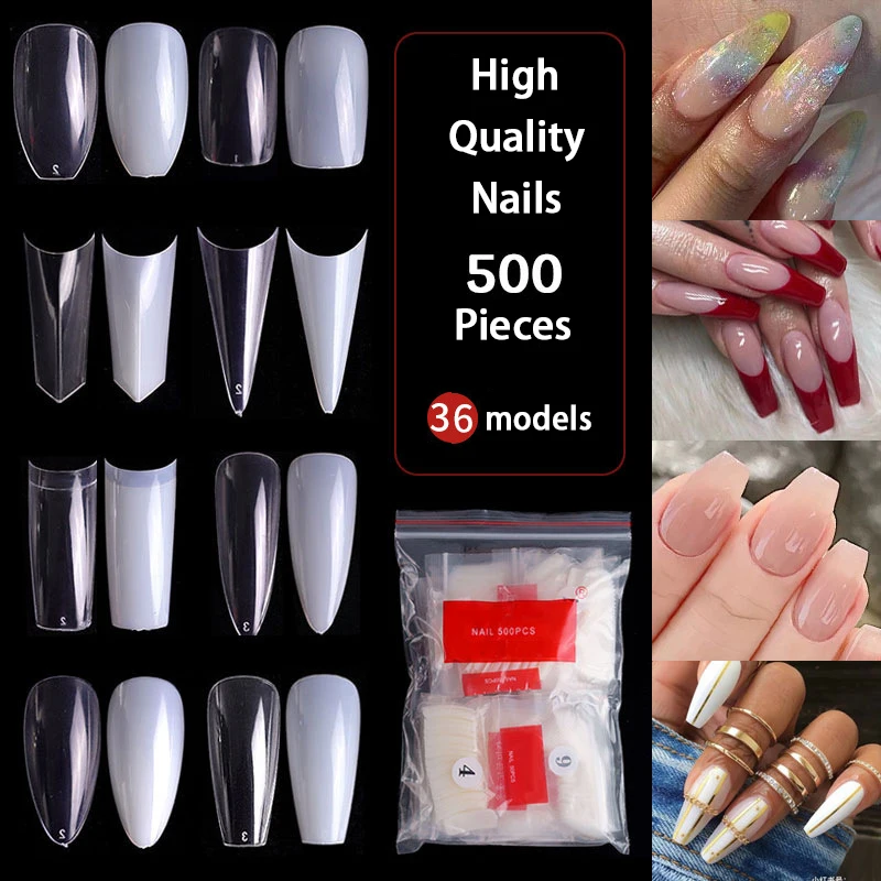 500Pcs Fake Nails Art Transparent Natural Color French Nail Pointed Seamless Ballet Nail Toenail Sheet Beauty Salons
500Pcs Fake Nails Art Transparent Natural Color French Nail Pointed Seamless Ballet Nail Toenail Sheet Beauty Salons