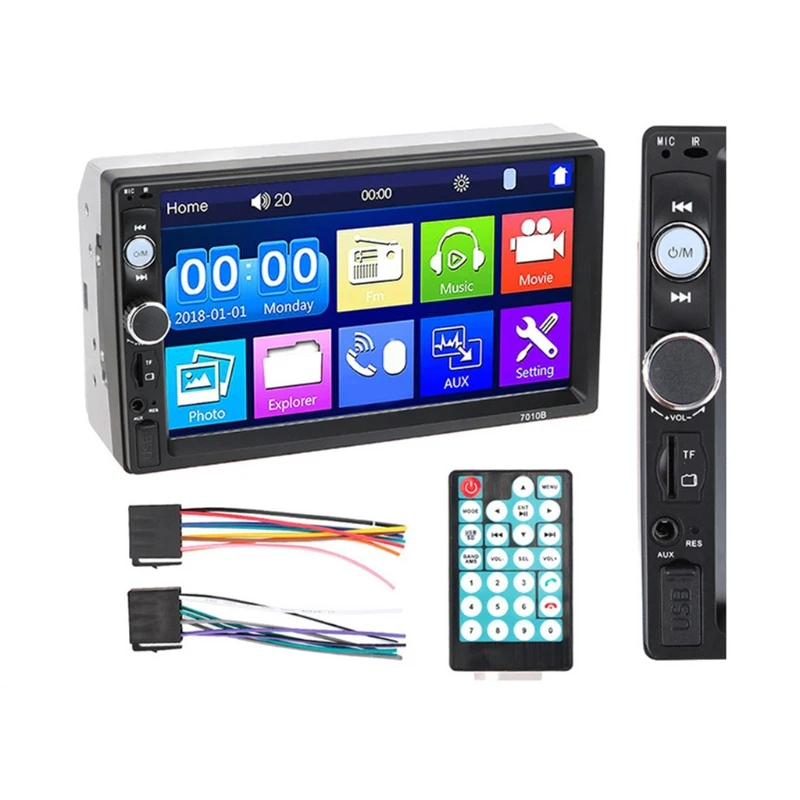 Car Multimedia Player High Definition 7010B 7012B 7018B Mp5 FM Rear Display Phone Bluetooth-compatible Interconnection
Car Multimedia Player High Definition 7010B 7012B 7018B Mp5 FM Rear Display Phone Bluetooth-compatible Interconnection