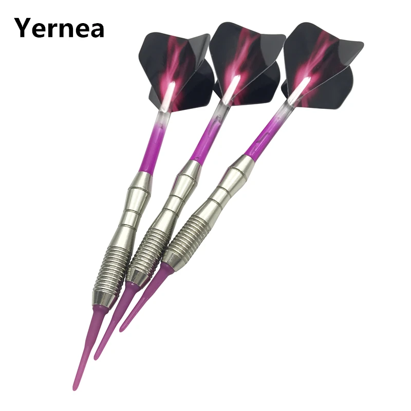 Yernea New High-quality Sofe Pointed Darts 3Pcs/set 17g Standard Safe Electronic Darts Dart Shafts Aurora Wing
Yernea New High-quality Sofe Pointed Darts 3Pcs/set 17g Standard Safe Electronic Darts Dart Shafts Aurora Wing
