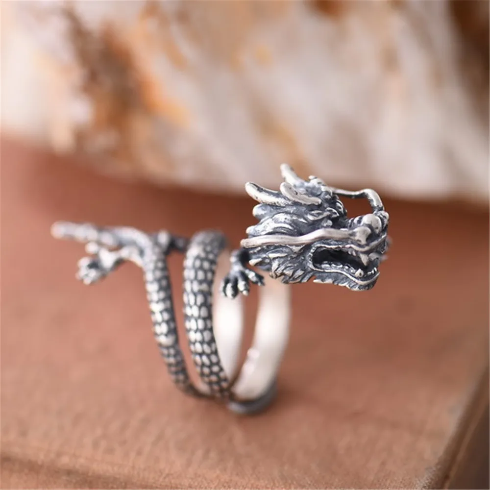 Фото Женское винтажное Открытое кольцо регулируемое из серебра 925 - купить
