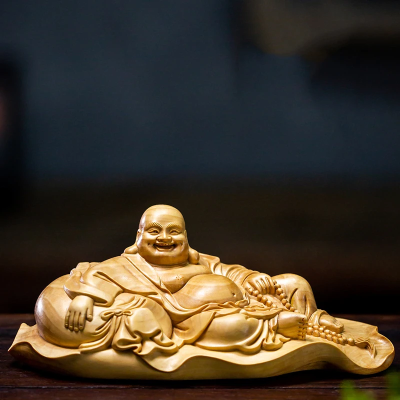 Статуэтка Fu Bag Maitreya из массива дерева, статуэтка Будды, Смеющийся талисман Будды, украшения для дома
Статуэтка Fu Bag Maitreya из массива дерева, статуэтка Будды, Смеющийся талисман Будды, украшения для дома