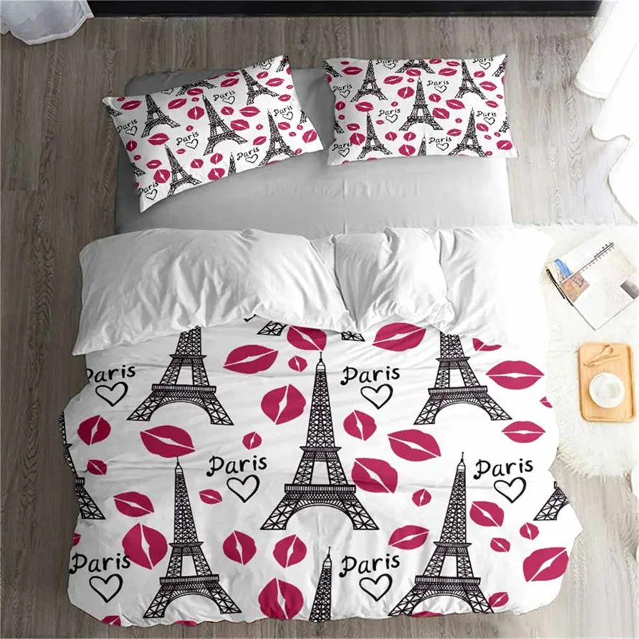 HELENGILI 3D Bedding Set Kiss Lips Mouth Print Duvet Cover Set Lifelike Bedclothes with Pillowcase Bed Set Home Textiles #ZUI-15
HELENGILI 3D Bedding Set Kiss Lips Mouth Print Duvet Cover Set Lifelike Bedclothes with Pillowcase Bed Set Home Textiles #ZUI-15