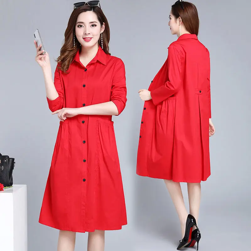 Women's new trendy spring women's new fashionable windbreaker women's mid-length and autumn western style large size thin coat
Women's new trendy spring women's new fashionable windbreaker women's mid-length and autumn western style large size thin coat