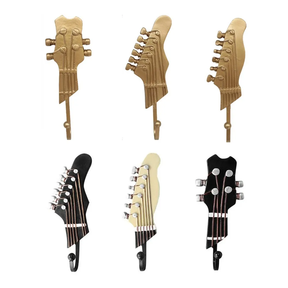 3pcs Hooks Multi Purpose Wall Mount Guitar Head Hanger Hook Clothes Hat Hangers Home Decoration For Hats Bags Belts Keys Jackets
3pcs Hooks Multi Purpose Wall Mount Guitar Head Hanger Hook Clothes Hat Hangers Home Decoration For Hats Bags Belts Keys Jackets
