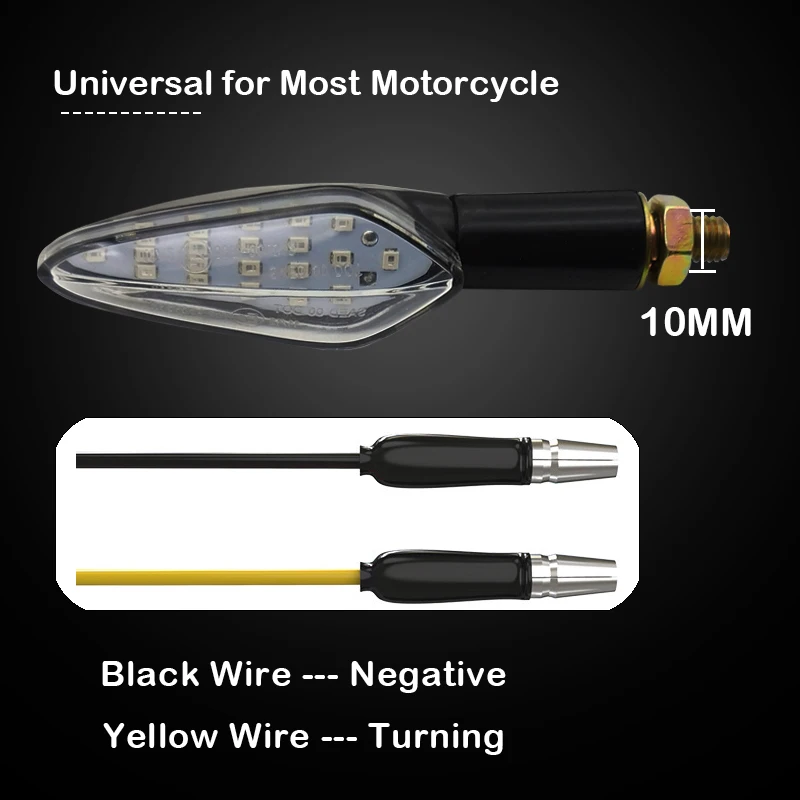 Motorcycle Turn Signal Light E4 Turn Signal Lightings Built-in Flash Relay Flowing Signal Lamp Waterproof Motorbike Blinker
Motorcycle Turn Signal Light E4 Turn Signal Lightings Built-in Flash Relay Flowing Signal Lamp Waterproof Motorbike Blinker