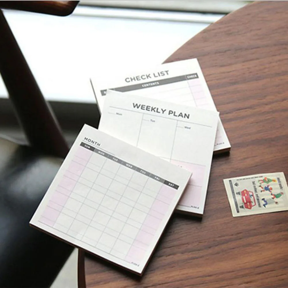 60 Sheets Daily Weekly Monthly Planner Memo Pad TO DO LIST Students Learning Planner Kawaii Stationery School Office Supplies
60 Sheets Daily Weekly Monthly Planner Memo Pad TO DO LIST Students Learning Planner Kawaii Stationery School Office Supplies