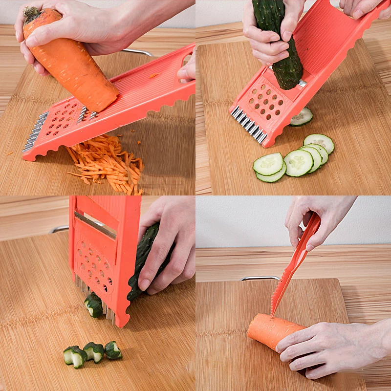 5 In 1 Stainless Steel Vegetable Grater Slicing Mandoline Vegetable Cutter Multifunctional Adjustable Carrot Grater Onion Dicer
5 In 1 Stainless Steel Vegetable Grater Slicing Mandoline Vegetable Cutter Multifunctional Adjustable Carrot Grater Onion Dicer