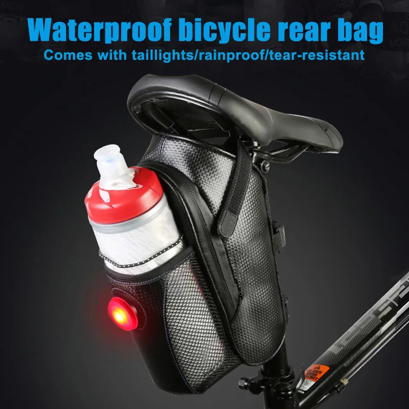 Rainproof Dirtproof Bicycle Tail Bag with Tail Lights Mountain Bike Rear Bag THJ99
Rainproof Dirtproof Bicycle Tail Bag with Tail Lights Mountain Bike Rear Bag THJ99