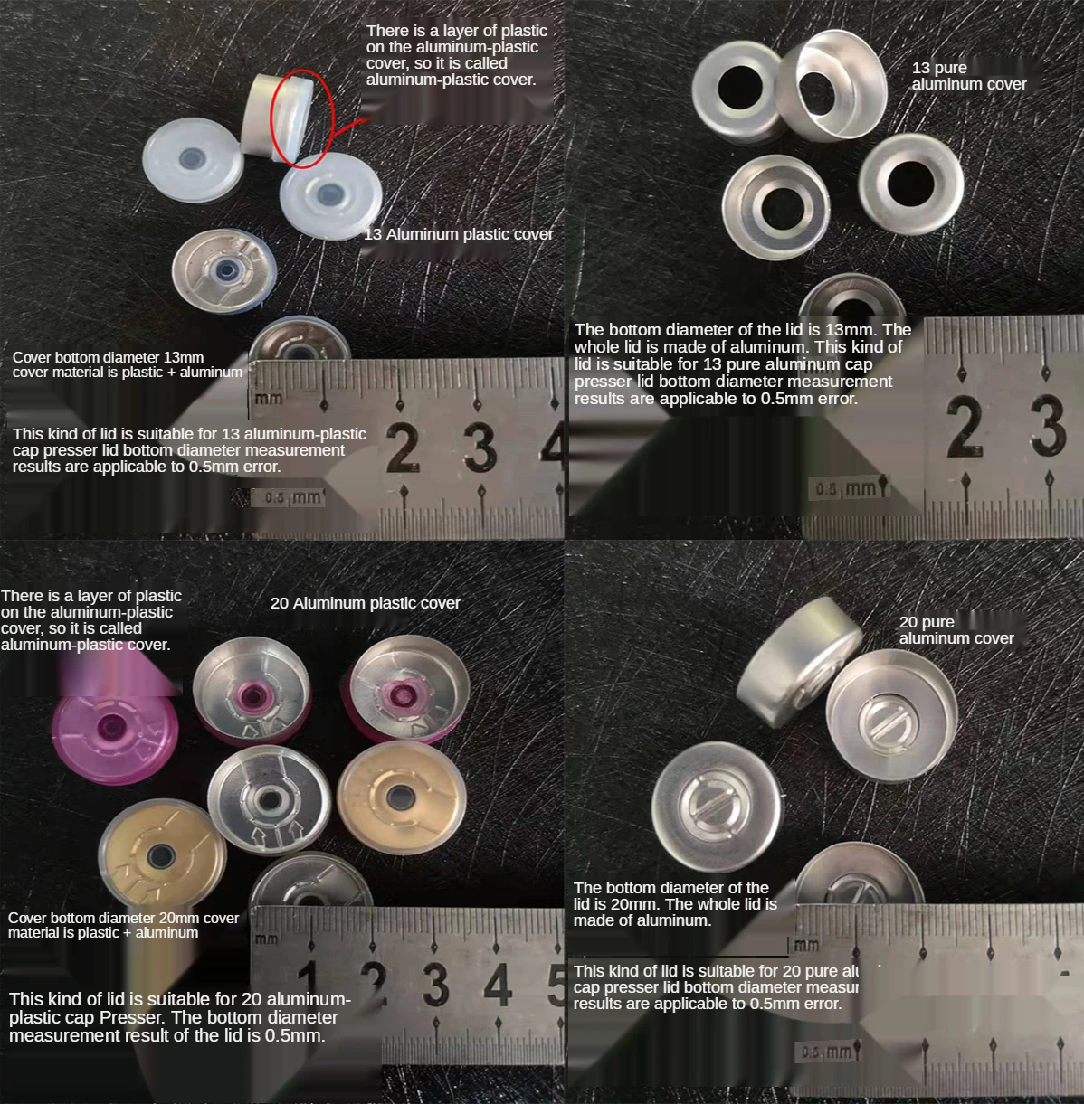 Various models New Manual vocational Vial Crimper Stainless Steel Flip Off Caps Hand Sealing Machine Silver 13 20mm
Various models New Manual vocational Vial Crimper Stainless Steel Flip Off Caps Hand Sealing Machine Silver 13 20mm