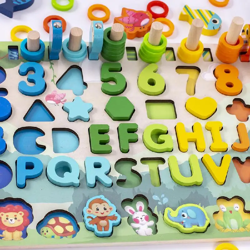 Montessori Wooden Math Toys Children Forest Animals Magnetic Fishing Building Blocks Busy Board Preschool Educational Kids Toys
Montessori Wooden Math Toys Children Forest Animals Magnetic Fishing Building Blocks Busy Board Preschool Educational Kids Toys