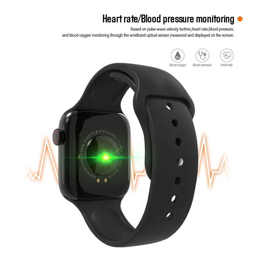 PEACHFIT W4 Smart Watch Heart Rate Monitor Blood Pressure Fitness Bracelet Women Men Smartwatch PK B57 P70 F10 IWO 8 9 | Электроника