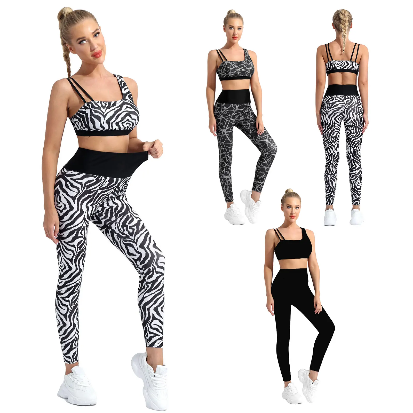 2021 Women Summer Outfit Gym Dance Workout Fitness Sportwear Sleeveless Open Back Tops High Waist Leggings Tummy Control Sets
2021 Women Summer Outfit Gym Dance Workout Fitness Sportwear Sleeveless Open Back Tops High Waist Leggings Tummy Control Sets