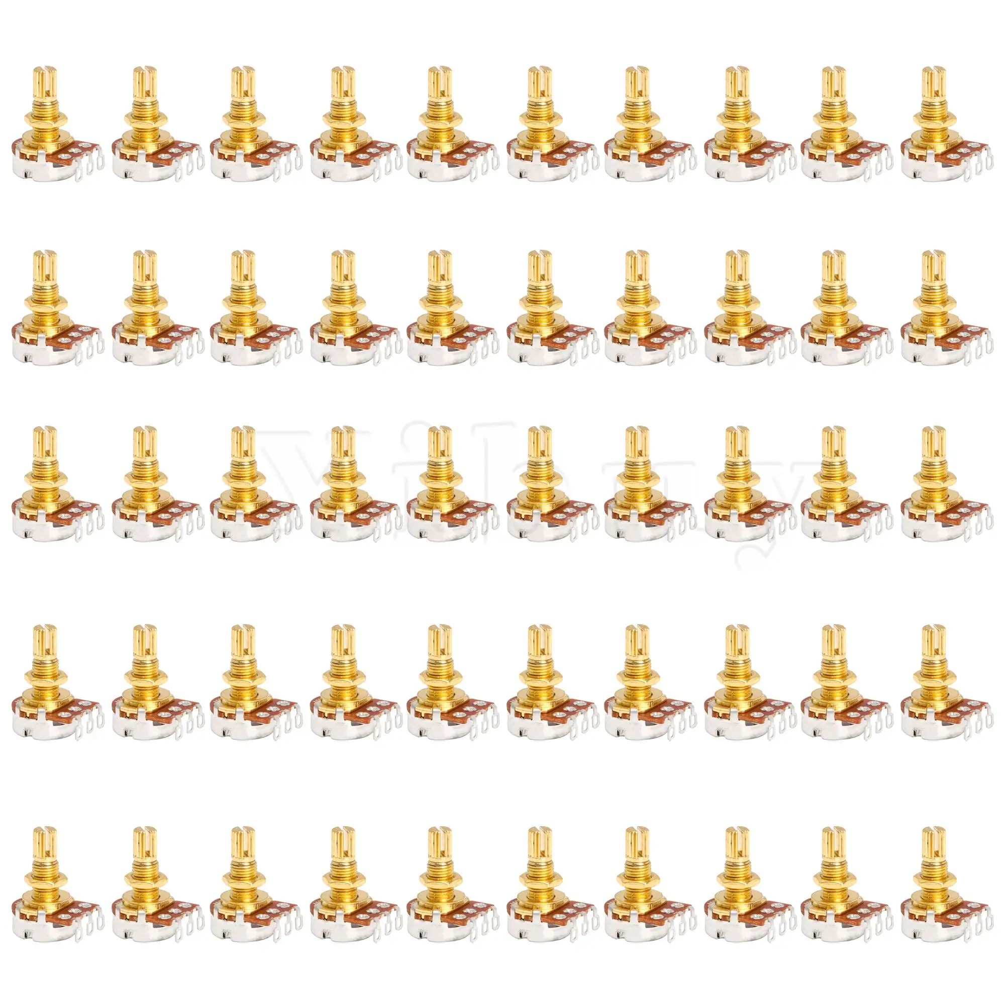 50x Guitar Parts Small Electronic Volume Button A500K Replacement for Guitar
50x Guitar Parts Small Electronic Volume Button A500K Replacement for Guitar