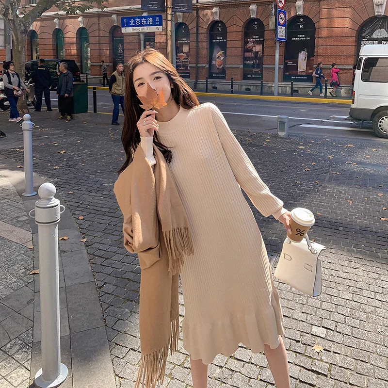 Knitted Autumn Dress Elegant For Women Fall And Winter Inner Wear Jumpers 2021 Fashion Dresses Sweater Pullover Femme Vestidos
Knitted Autumn Dress Elegant For Women Fall And Winter Inner Wear Jumpers 2021 Fashion Dresses Sweater Pullover Femme Vestidos