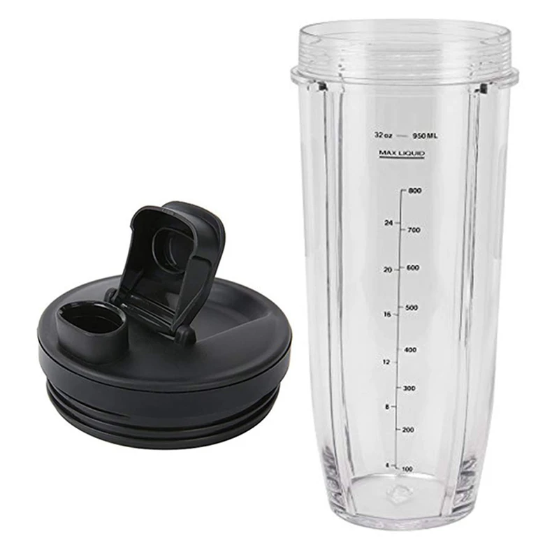 Juicer Accessories 32OZ Cup and Spout Lid for Ninja BL480 / BL490 / BL640 / BL680 Auto IQ Series Juicer
Juicer Accessories 32OZ Cup and Spout Lid for Ninja BL480 / BL490 / BL640 / BL680 Auto IQ Series Juicer