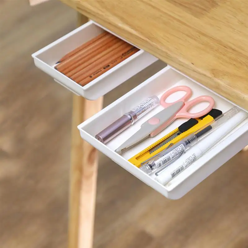 Creative Kitchen Desk Organizer Storage Box Sundries Stationery Bedroom Pen Holder Case Container Adhesive Drawer Under Table
Creative Kitchen Desk Organizer Storage Box Sundries Stationery Bedroom Pen Holder Case Container Adhesive Drawer Under Table