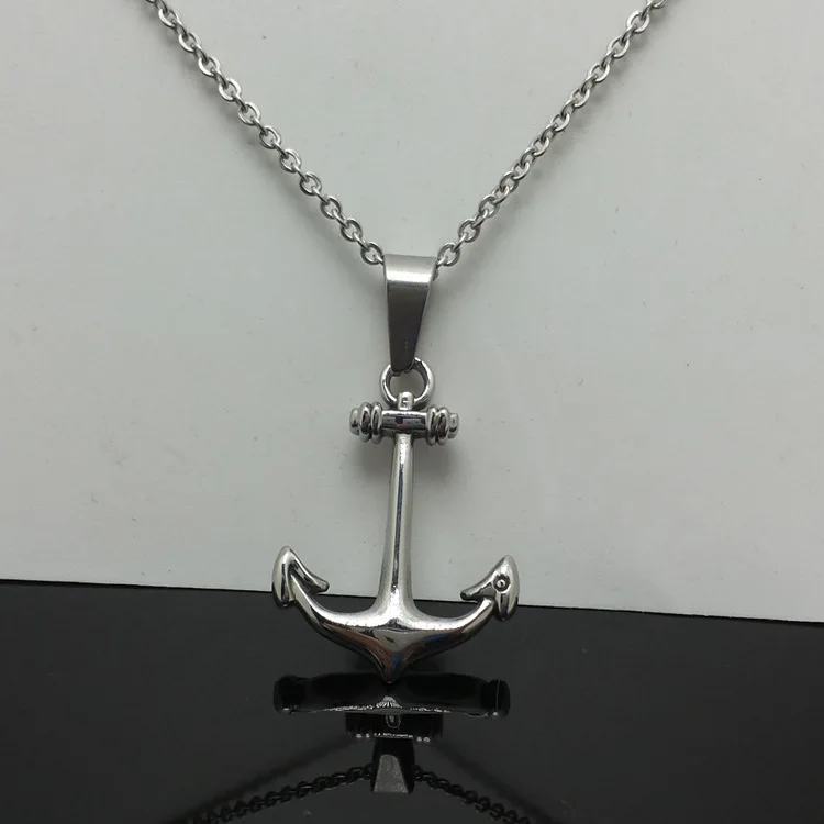 European and American Couple Necklace Stainless Steel Anchor Necklace Women Exquisite Nautical Souvenir Pendant Custom Jewelry
European and American Couple Necklace Stainless Steel Anchor Necklace Women Exquisite Nautical Souvenir Pendant Custom Jewelry