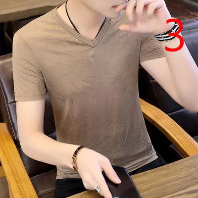 Short-sleeved t-shirt men's thin section solid color mercerized cotton men's short-sleeved t-shirt large size half-sleeved shirt
Short-sleeved t-shirt men's thin section solid color mercerized cotton men's short-sleeved t-shirt large size half-sleeved shirt