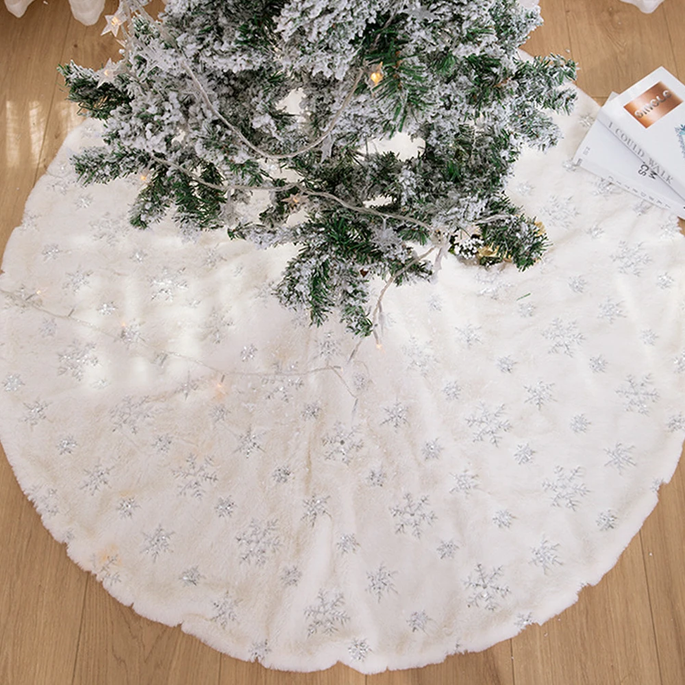 Christmas Tree Skirt 90Cm Christmas Tree Foot Carpet Tree Skirt Mat Under The Tree Christmas Decorations For Home Snowflake
Christmas Tree Skirt 90Cm Christmas Tree Foot Carpet Tree Skirt Mat Under The Tree Christmas Decorations For Home Snowflake