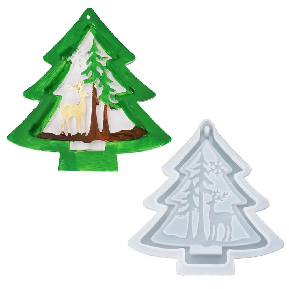 DIY Crystal Epoxy Mold Christmas Tree Elk Christmas Theme Listing Decoration Silicone Mold Pendant Keychain Jewelry Tool
DIY Crystal Epoxy Mold Christmas Tree Elk Christmas Theme Listing Decoration Silicone Mold Pendant Keychain Jewelry Tool