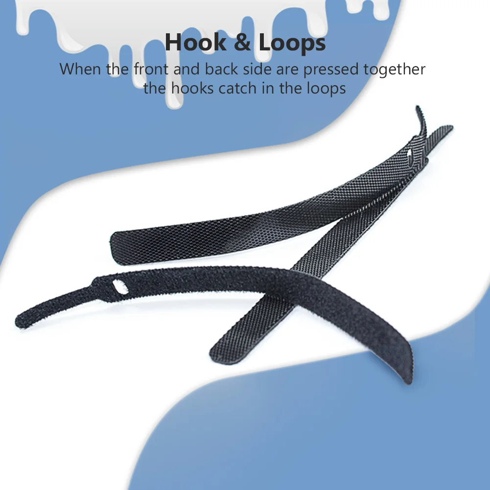 40Pcs 14x1.2cm Black Nylon Hook And Loop Strap Cable Ties Self-adhesive Reusable Cord Tidy PC TV Cable Straps Organizer
40Pcs 14x1.2cm Black Nylon Hook And Loop Strap Cable Ties Self-adhesive Reusable Cord Tidy PC TV Cable Straps Organizer
