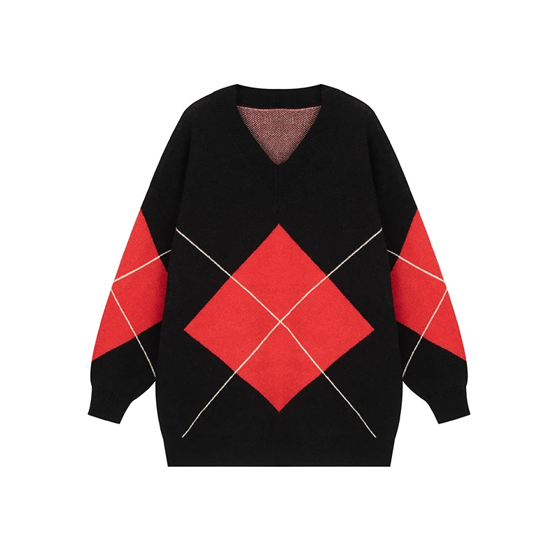 A classic double new period back bump color! Don't pick one level good wear ling v-neck sweater
A classic double new period back bump color! Don't pick one level good wear ling v-neck sweater