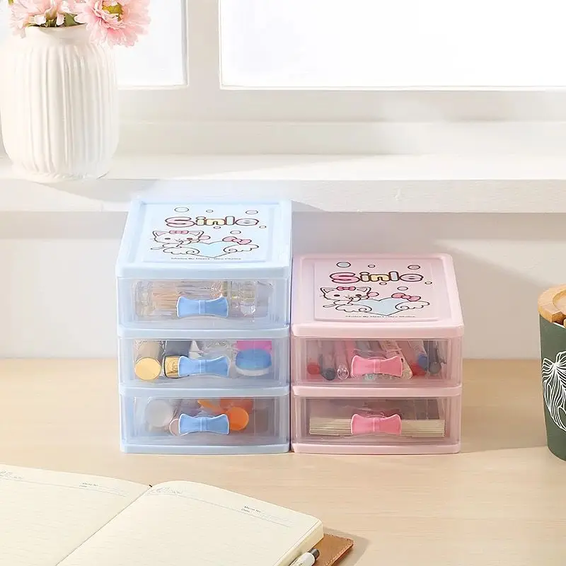 Cartoon Deak Cosmetic Storage Box Desktop Combination Drawer Plastic Storage Case Transparent Jewelry Sundries Storage Organizer
Cartoon Deak Cosmetic Storage Box Desktop Combination Drawer Plastic Storage Case Transparent Jewelry Sundries Storage Organizer