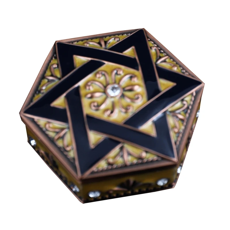 Small Size Vintage Jewelry Box Hexagram Ring Box Necklace Storage Casket 203F
Small Size Vintage Jewelry Box Hexagram Ring Box Necklace Storage Casket 203F