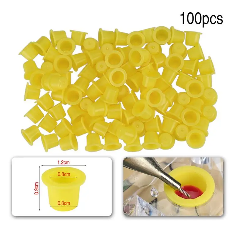 100 PCS New Disposable Tattoo & Permanent Makeup Pigment Ink Caps Cups Homehold Salon Makeup Pigment Container Caps For Unisex
100 PCS New Disposable Tattoo & Permanent Makeup Pigment Ink Caps Cups Homehold Salon Makeup Pigment Container Caps For Unisex