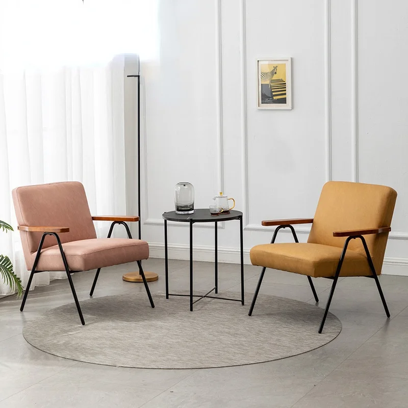 Iron Single Sofa Chair Modern Light Luxury Retro Lazy Sofa Living Room Bedroom Balcony Fabric Lounge Chair
Iron Single Sofa Chair Modern Light Luxury Retro Lazy Sofa Living Room Bedroom Balcony Fabric Lounge Chair
