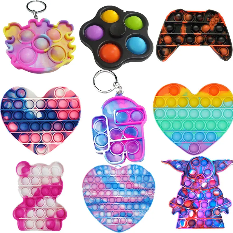 Funny Lot SizeToy Fidget Toys Push Bubble School Bag Board Pendant Hot Sale Adult Pop Decompression Toy Children Anti-Stress
Funny Lot SizeToy Fidget Toys Push Bubble School Bag Board Pendant Hot Sale Adult Pop Decompression Toy Children Anti-Stress