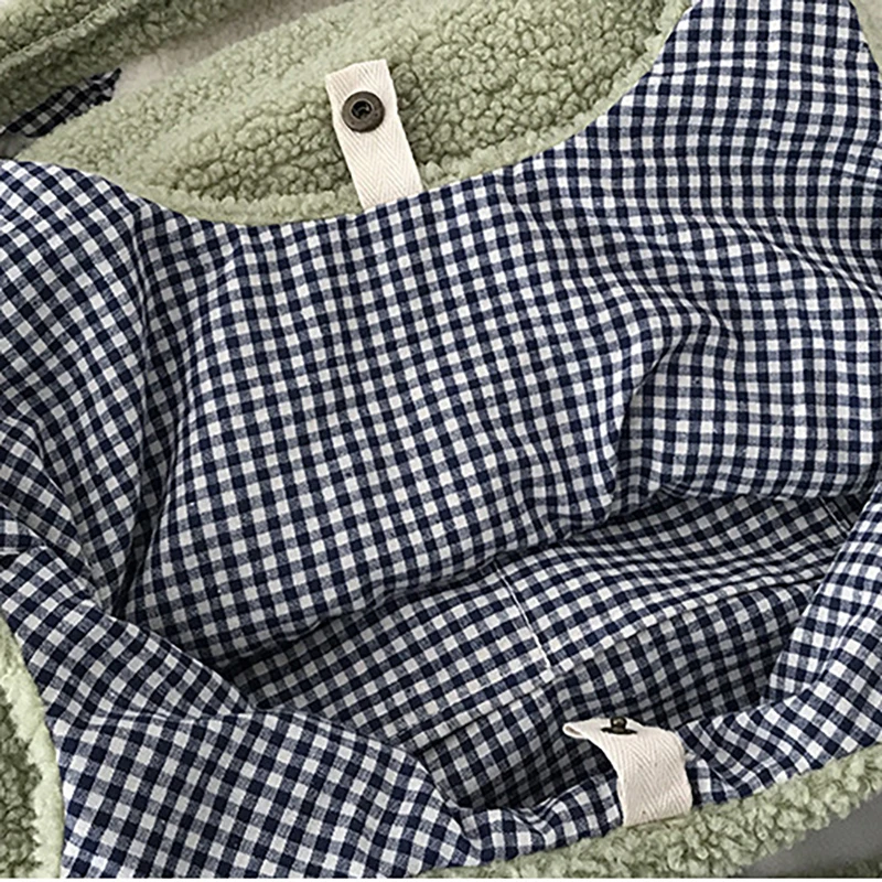 Ladies Large-capacity Shopping Bags Fashion Imitation Lambskin Shoulder Bag Lamb Winter Bag For Travel Small Embroidered Tote
Ladies Large-capacity Shopping Bags Fashion Imitation Lambskin Shoulder Bag Lamb Winter Bag For Travel Small Embroidered Tote