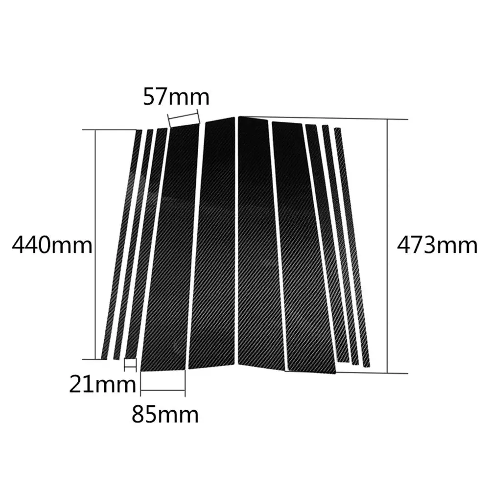 Durable Window B C Pillar Stickers Portable 10pcs/set Carbon Fiber Window B C Pillar Stickers for Land Cruiser Prado 10-18
Durable Window B C Pillar Stickers Portable 10pcs/set Carbon Fiber Window B C Pillar Stickers for Land Cruiser Prado 10-18