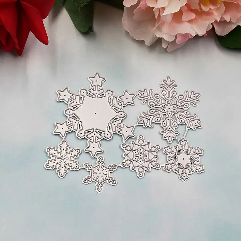 Christmas Snowflake Metal Cutting Dies Stencil DIY Scrapbooking Album Stamp Paper Card Embossing Craft Decor
Christmas Snowflake Metal Cutting Dies Stencil DIY Scrapbooking Album Stamp Paper Card Embossing Craft Decor