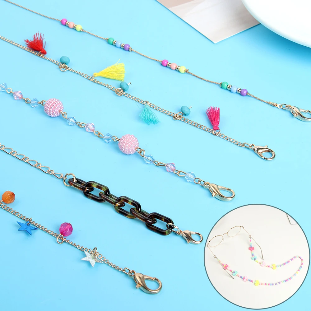 Acrylic Beaded Glasses Chain Holder Anti-slip Eyewear Braid Necklace Sunglasses Lanyard Eyeglass Cord Eyewear Holder Strap
Acrylic Beaded Glasses Chain Holder Anti-slip Eyewear Braid Necklace Sunglasses Lanyard Eyeglass Cord Eyewear Holder Strap